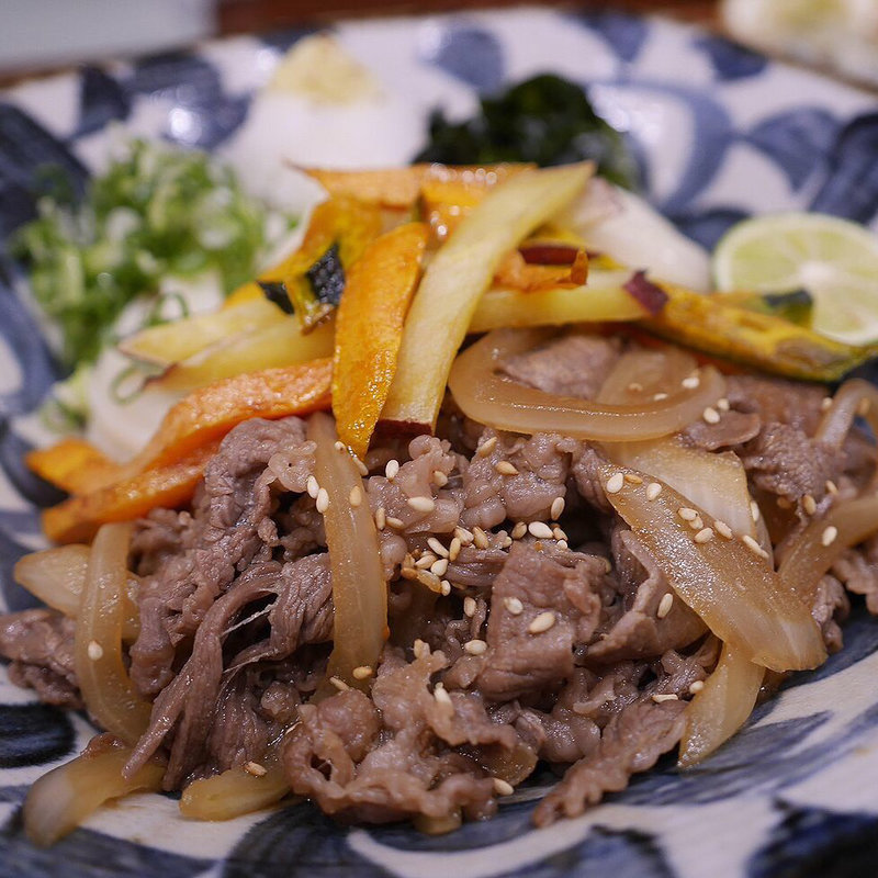 肉ぶっかけうどん(千舟屋(ちぶねや))