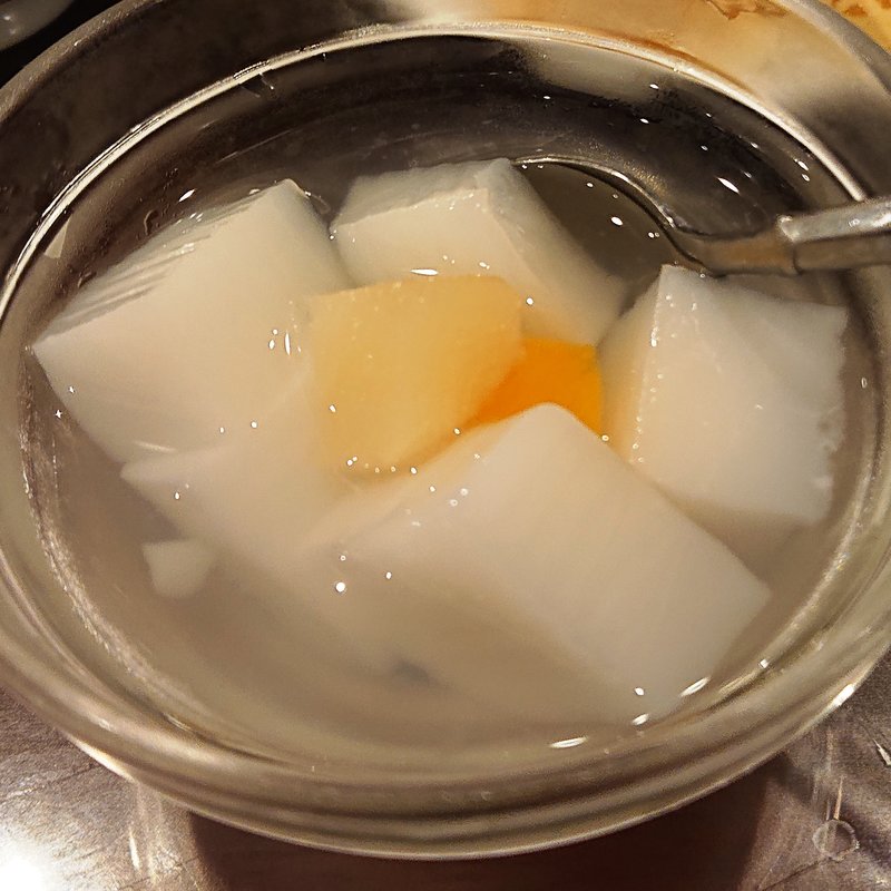 杏仁豆腐(美山飯店)