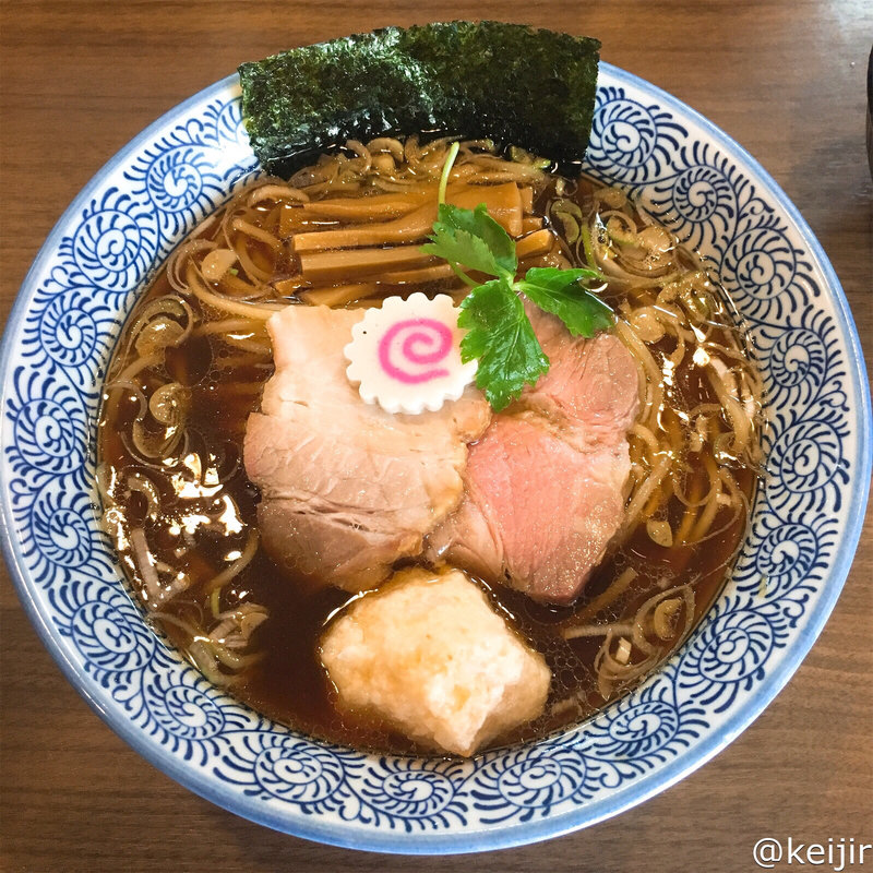 生姜醤油ラーメン(煮干しつけ麺 宮元)