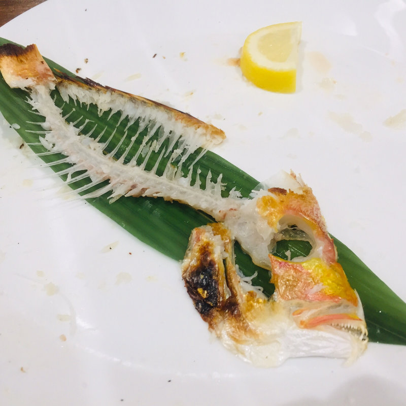 桜島灰干し鯛炙り焼き定食(せいせん )