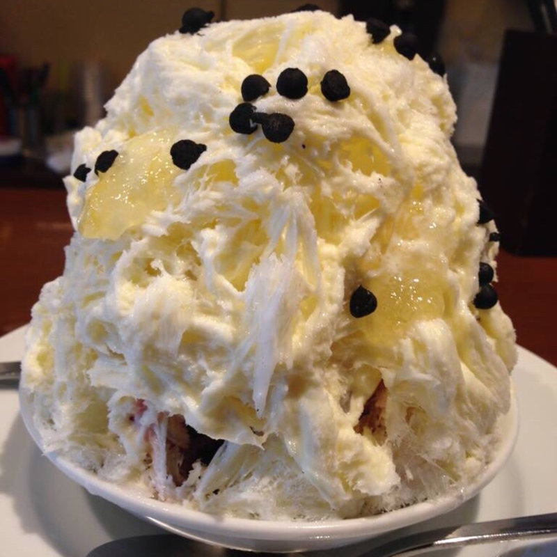 かき氷　レモンとミックスベリーのレアチーズ仕立て　ミニ(セバスチャン)