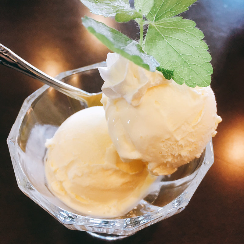 バニラアイス(ピーチカフェなかにし )