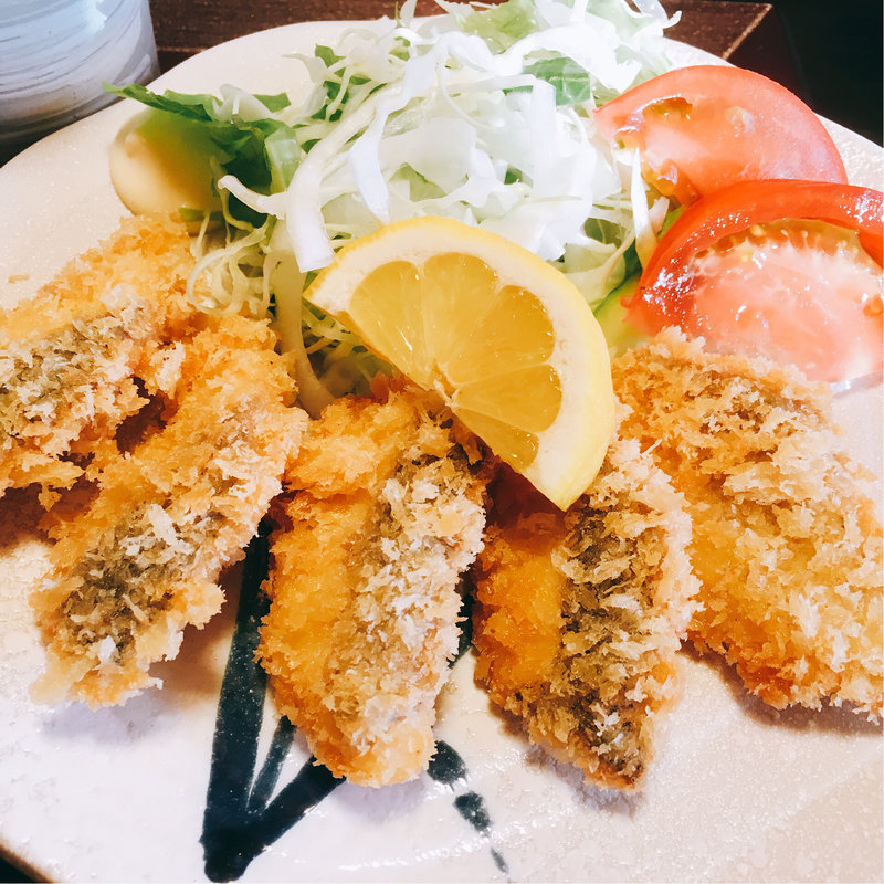 シナノユキマスのフライ(京風 しなの料理 きよみず （きょうふう しなのりょうり きよみず）)