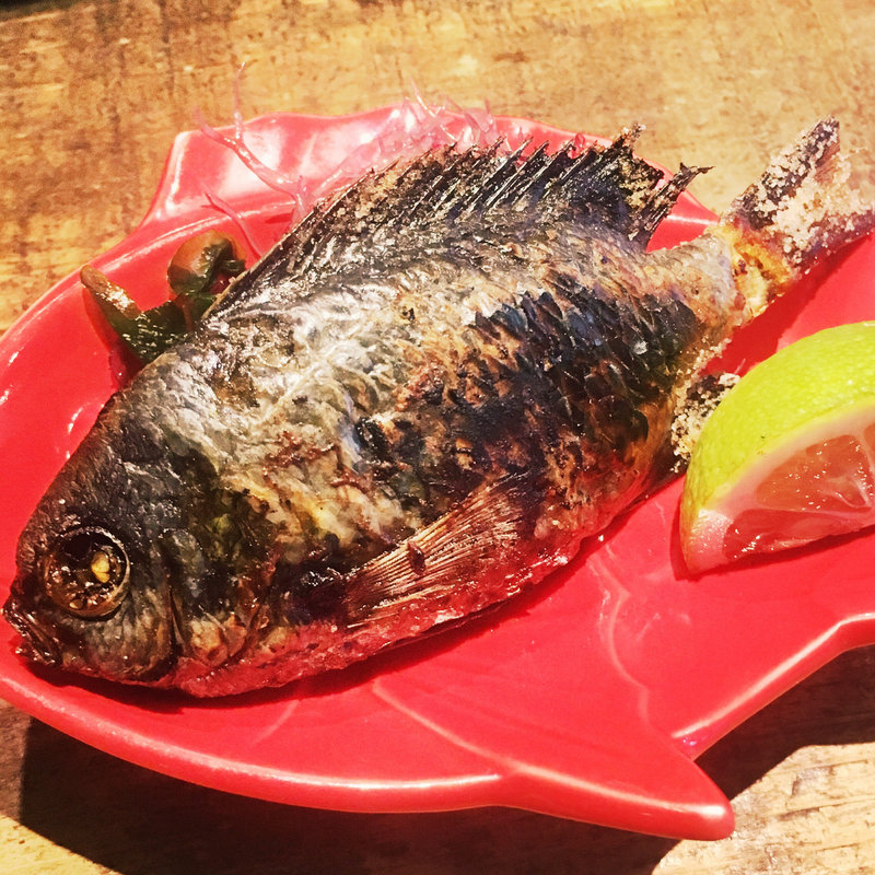 あぶってかも(炭火焼き)(磯ぎよし 薬院店)