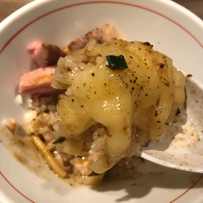 〆のチーズリゾット(つけ麺一燈 （ツケメンイットウ）)