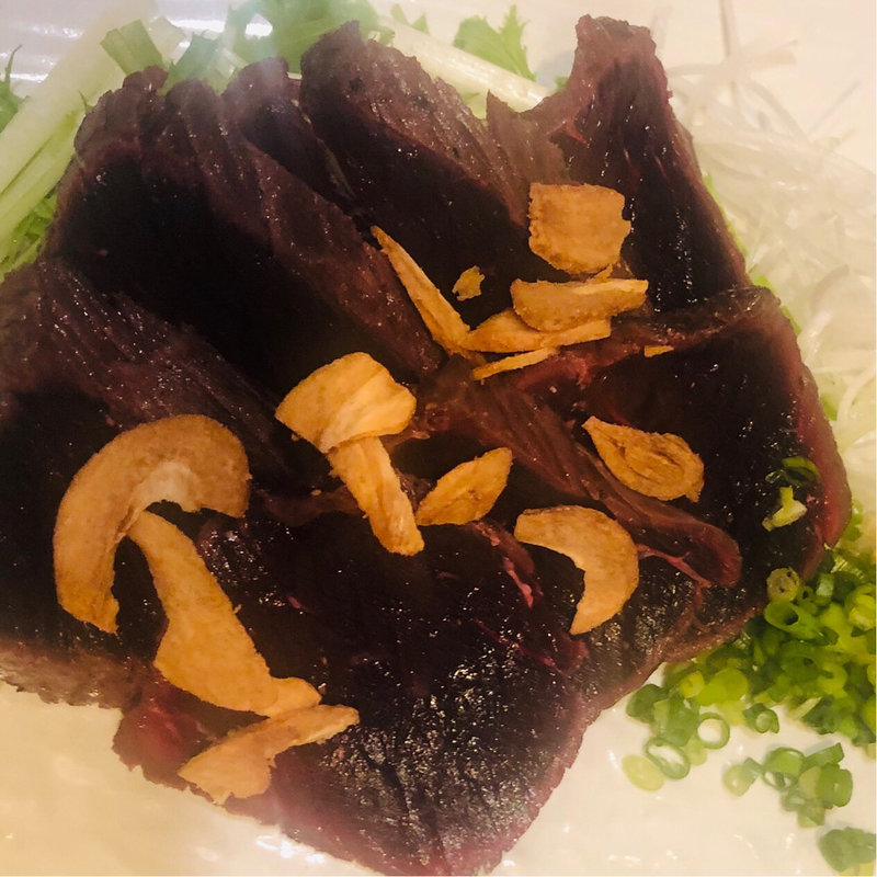 クジラのたたき(すしざんまい 本店)