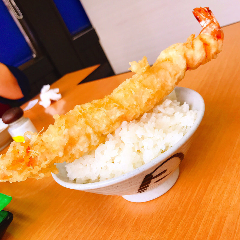 22cm大えび(だるまの天ぷら定食 大野城店)