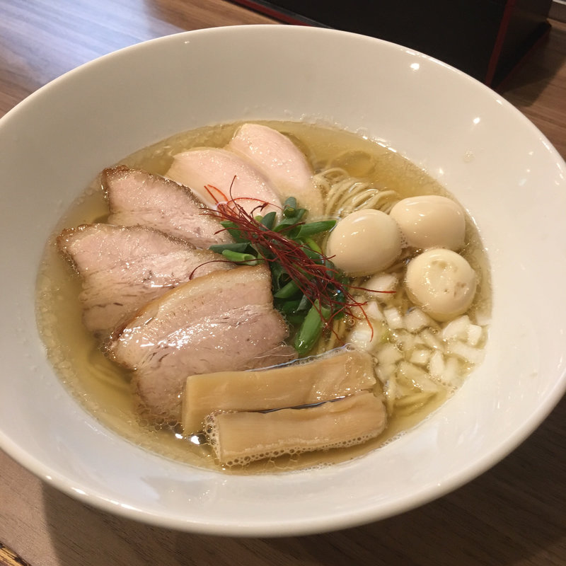 中華そば 塩 上 うずら増し(実垂穂)