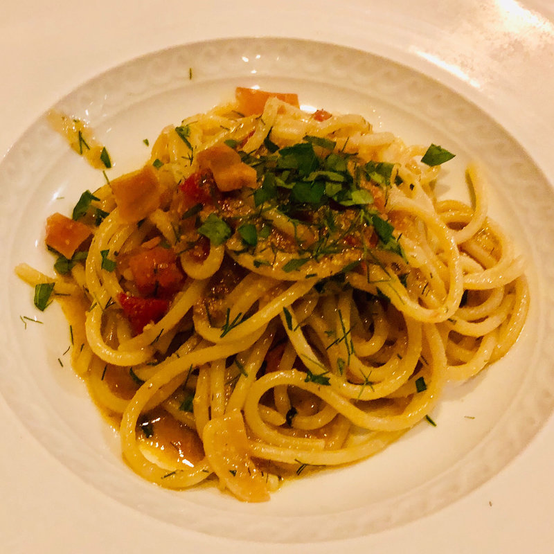 サルデーニャ島産カラスミのスパゲッティ(カルネヤ)