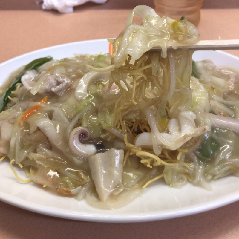 パリパリ焼きそば(桃源 銀杏通店)