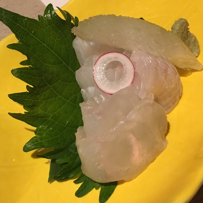 お造り 平目(音音 上野バンブーガーデン店)