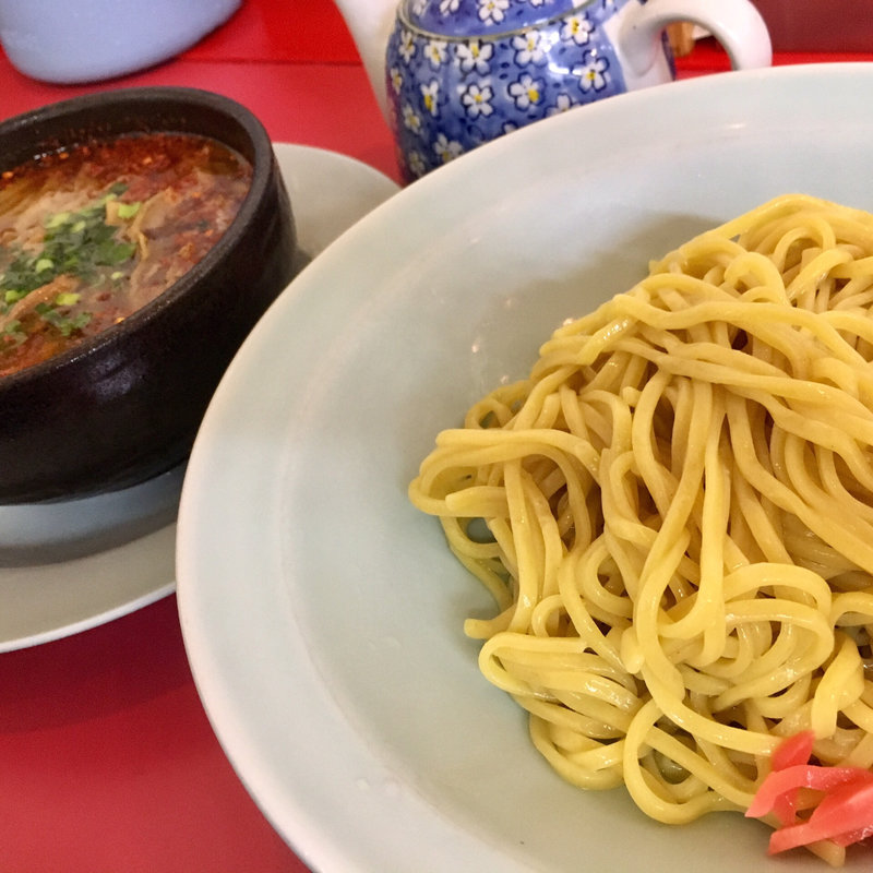 旨辛豚バラもやしつけめん(ラーメン山岡家 狸小路4丁目店)