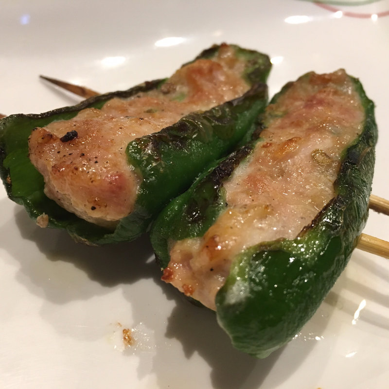 ピーマン肉詰め(串鳥 南7条店)