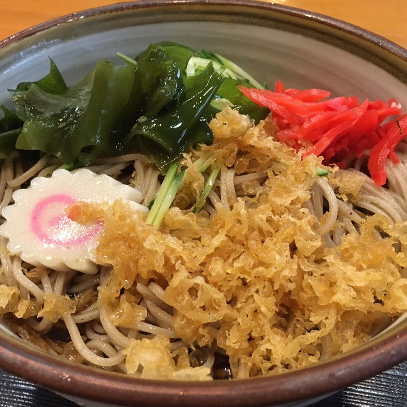 冷やしたぬきそば(蕎麦 永盛)