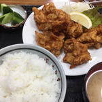 鳥唐揚げ定食(お食事処 なすの屋)