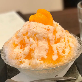 かき氷(みかん)(テイスティカフェ)