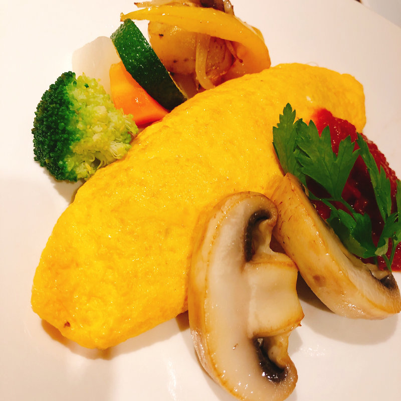 マッシュルームのオムレツ(MUSHROOM TOKYO（マッシュルームトーキョー 表参道）)
