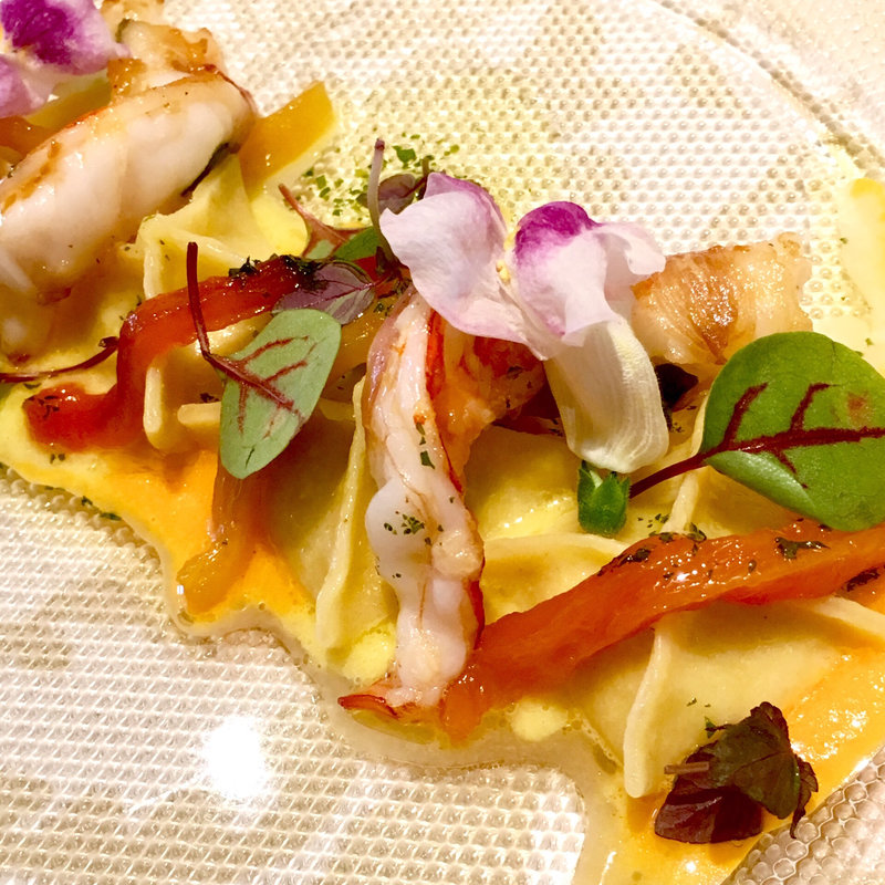 お昼のコース プリモピアット1(ステファノ エ トモコ)