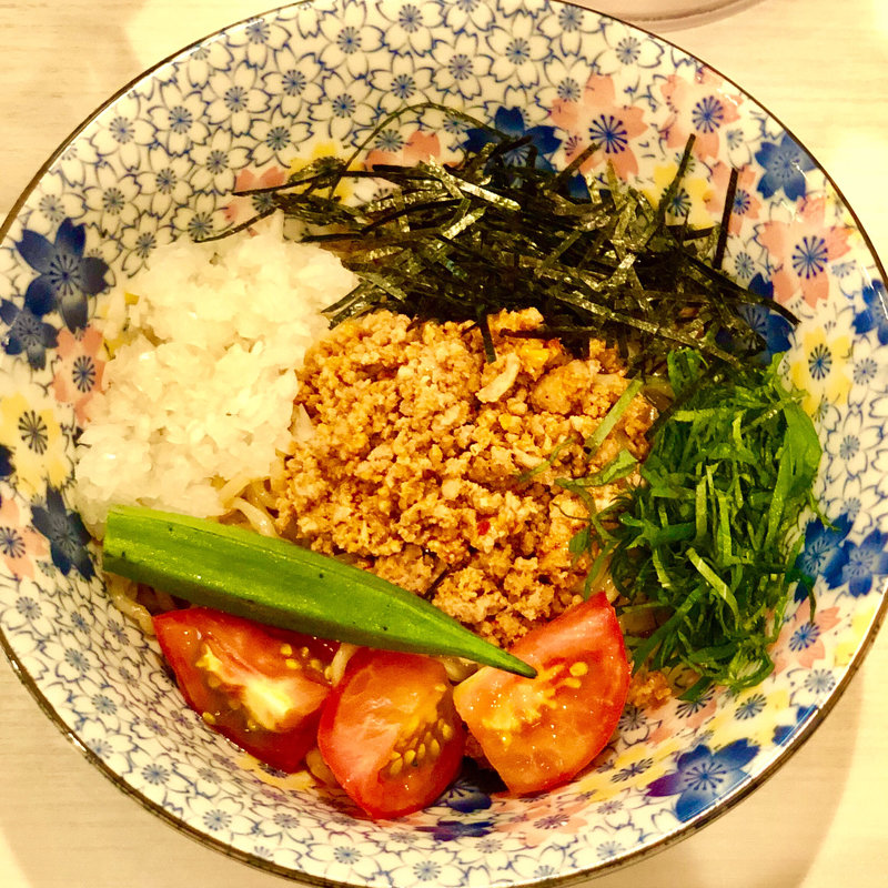 限定麺 自家製ポン酢の冷しまぜそば 並(ざいとん )