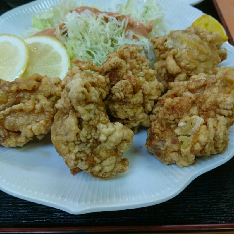 からあげ定食(ラーメンみろべー)