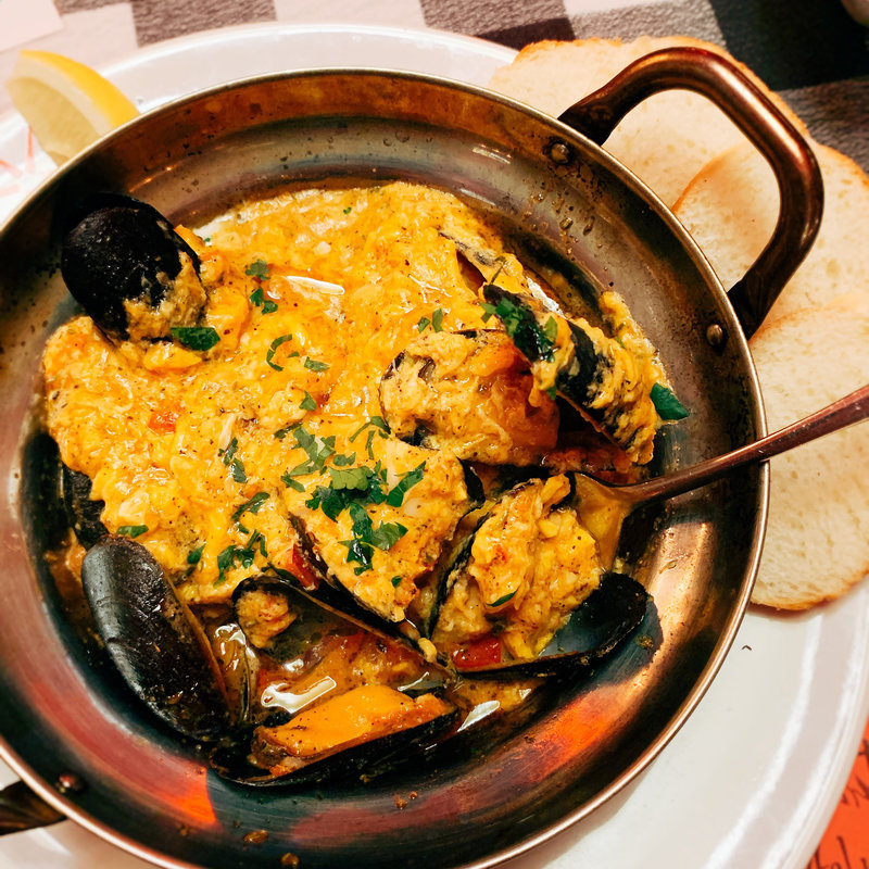 ムール貝のエルバ島スタイル(イルキャンティ 博多)