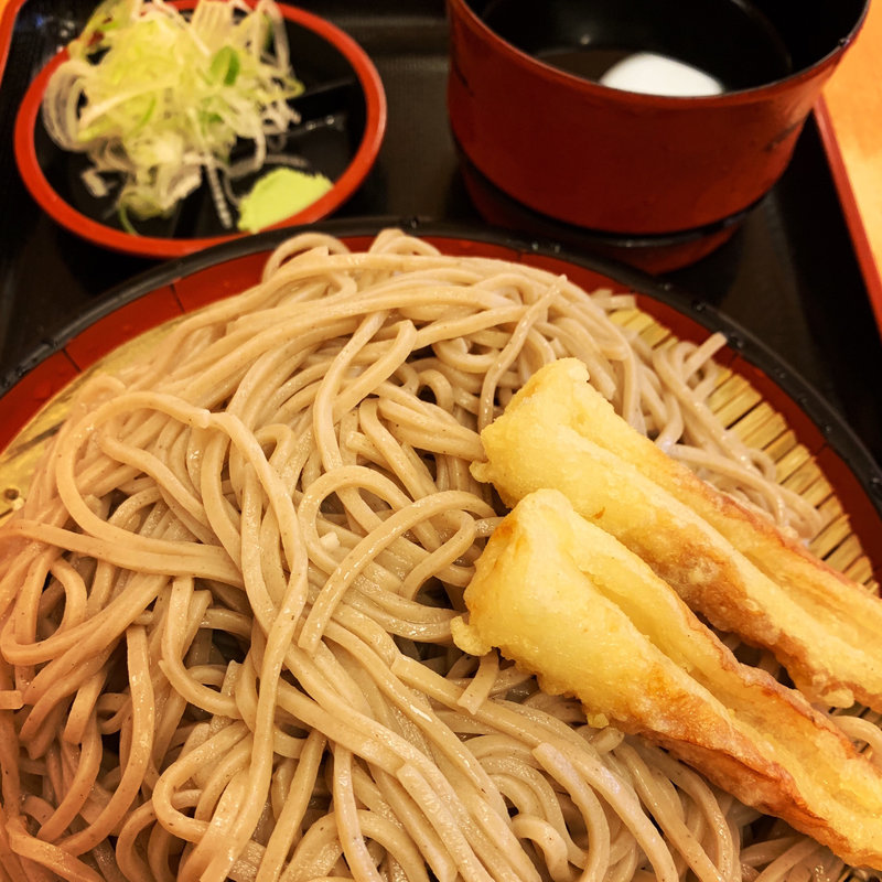 ちくわ天&もりそば(大)(かのや 新宿西口店 )