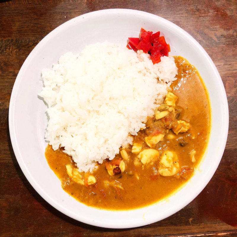 シーフードカレー(煉瓦亭 新富本店)