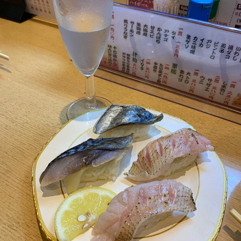 寿司(魚河岸のすし えびす 三宮東店)