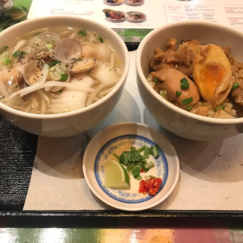 カレーとフォーランチ(KHANHのベトナムキッチン 銀座999)