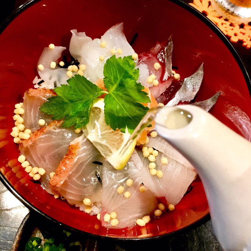 冷やし海鮮茶漬け(旬味旬菜 大和)