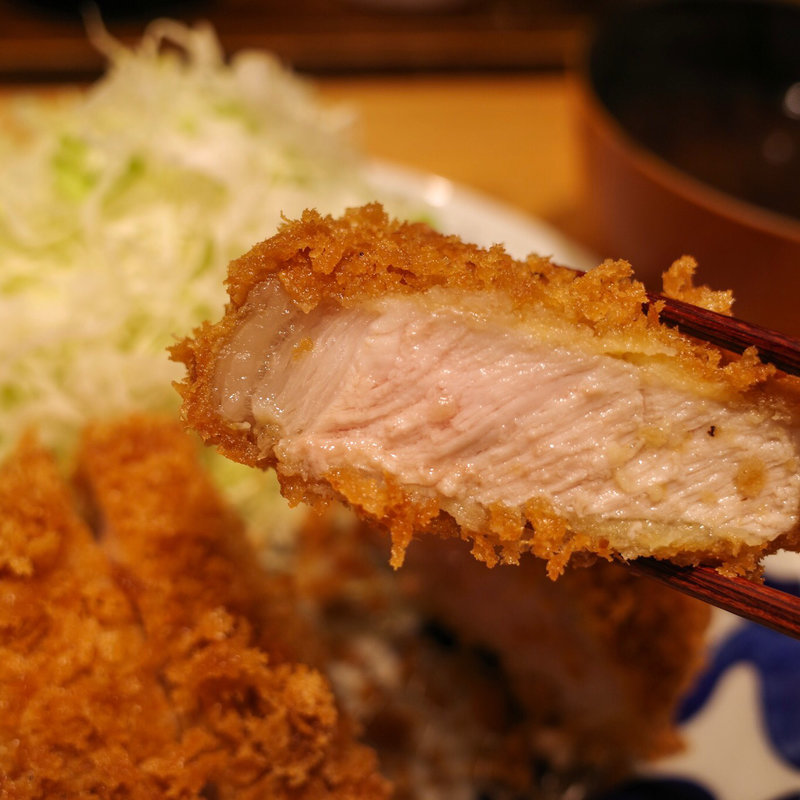 上ロースカツ定食(とんかつ寿々木)