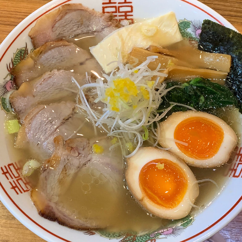 柚子塩ラー麺特製(麺屋 楼蘭 （めんや ろうらん）)