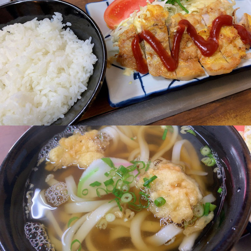 日替わり(手打ちうどん 八え里)