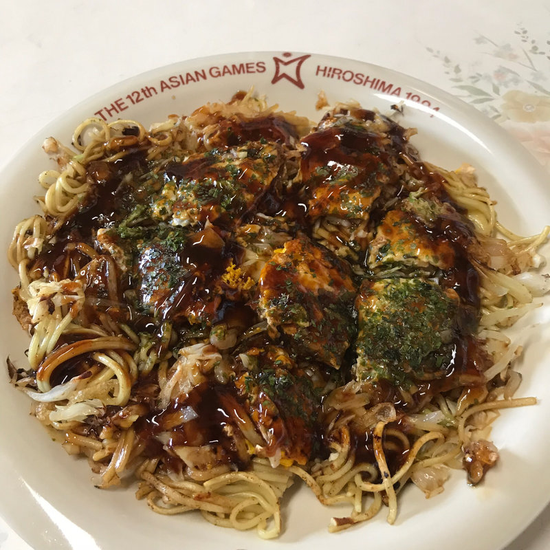 焼きそば肉玉子入り(ますもと )