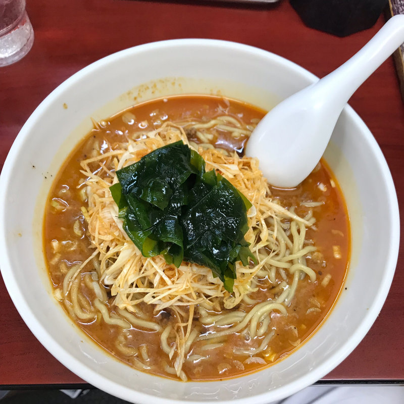 ネギ担々麺(ふうりゅう 梅島本店)