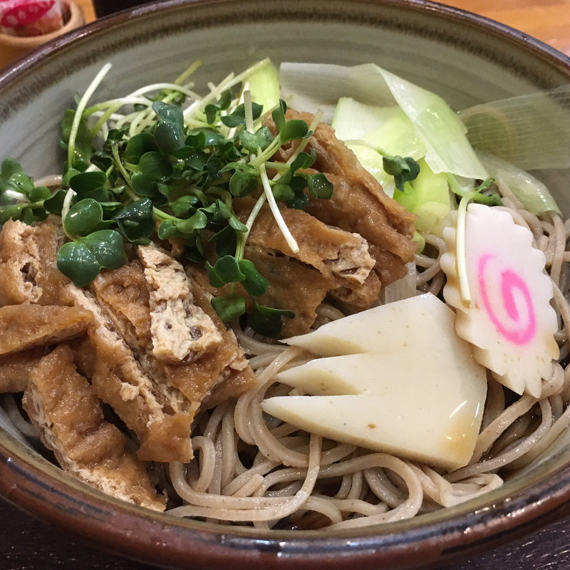 冷やしきつね蕎麦(蕎麦 永盛)
