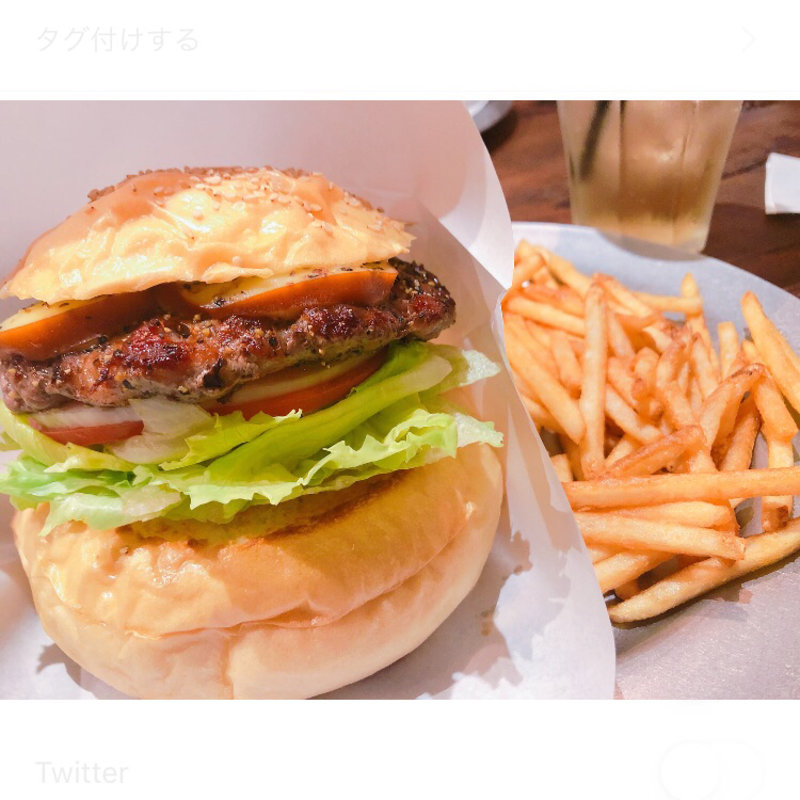 ペッパースモークチーズバーガー(burgeer kitchen WAKIE WAKIE)