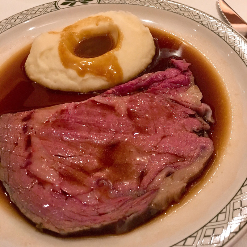 オーサカカットプライムリブステーキランチ(ロウリーズ・ザ・プライムリブ 大阪 （Lawry’s　The Prime Rib，Osaka）)