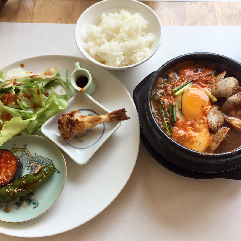 スンドゥブ定食(７階のナム)