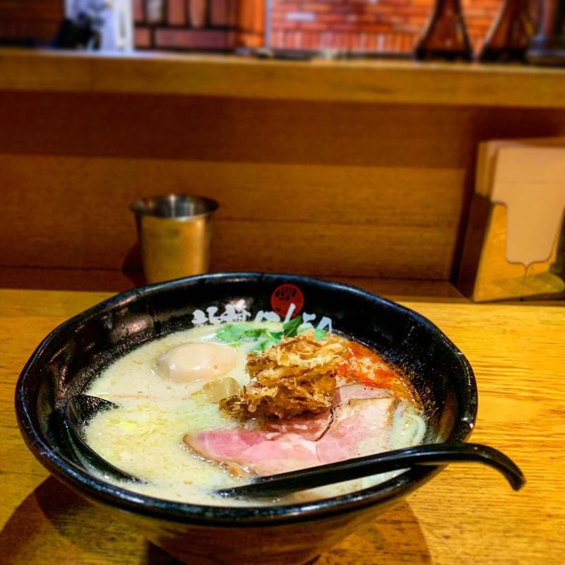 得鶏炊いたんそば(龍旗信 本店)