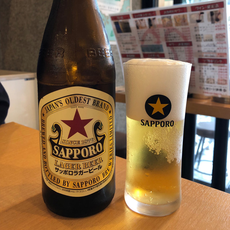 サッポロラガー(八郎ミート酒場)