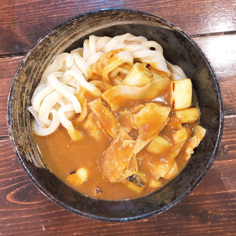 カレーぶっかけうどん(武蔵野うどん じんこ 三軒茶屋店)