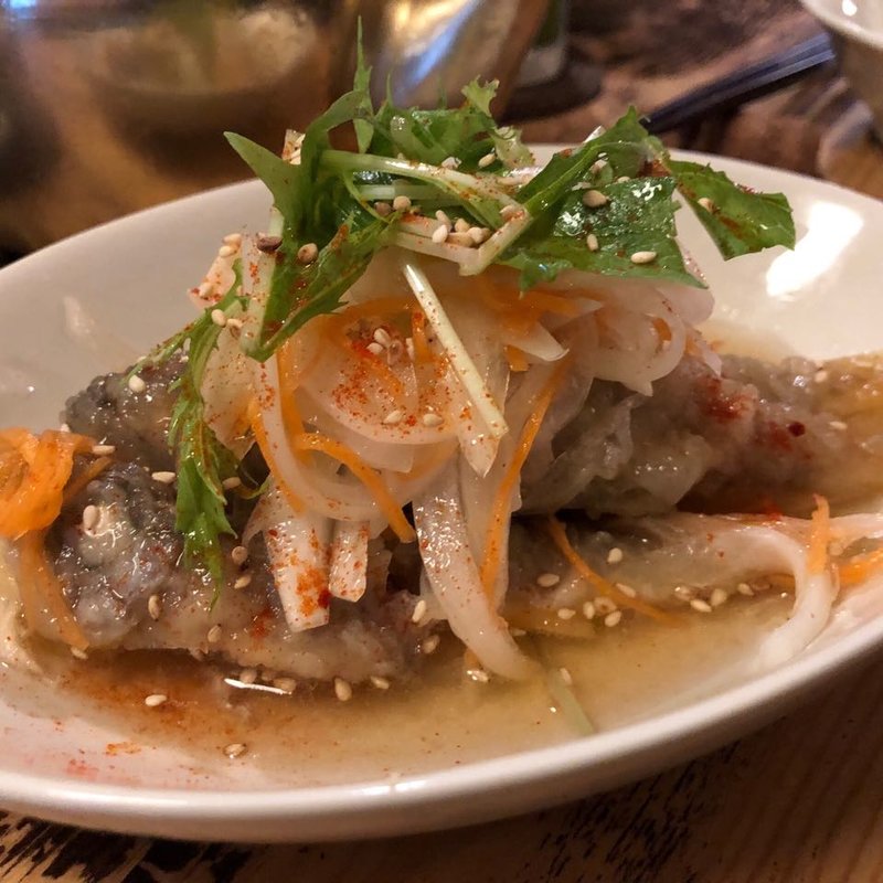 小ムツの南蛮漬け(花葉根)