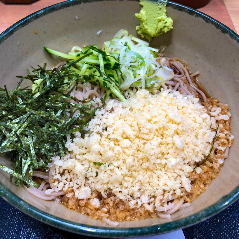 冷やしたぬきそば(名代 箱根そば 新宿西口店)