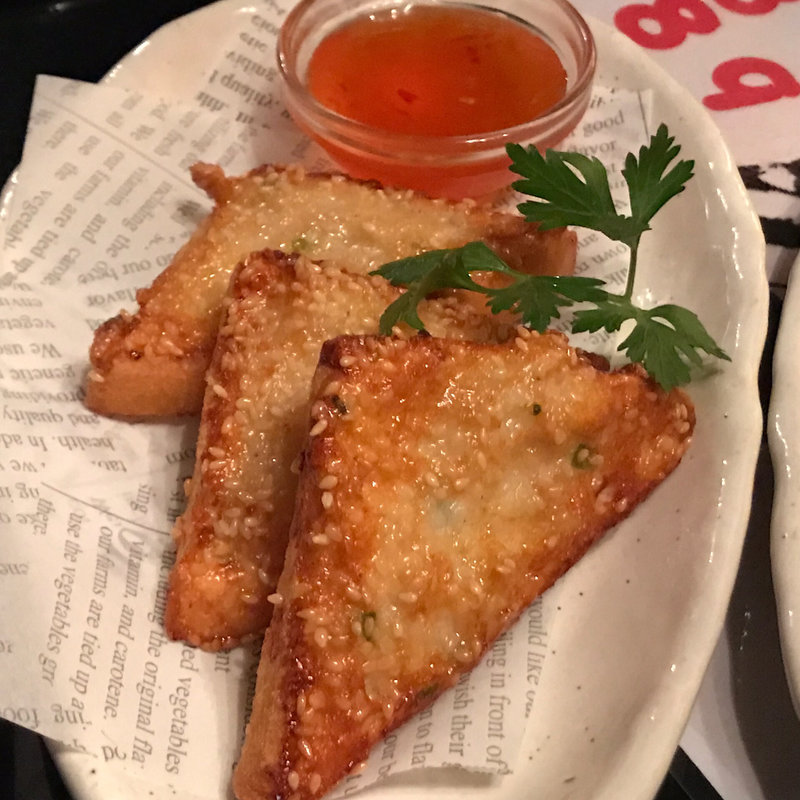 シュリンプトースト(白木屋 南海なんば北口駅前店)