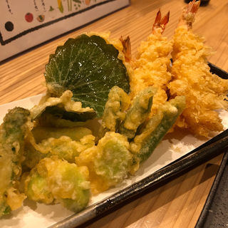 季節の天ぷら(蕎麦なし 椿や)
