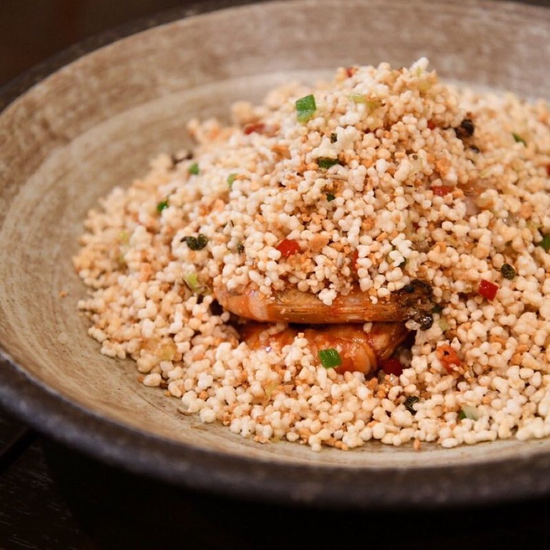 車エビの米炒め(四川料理巴蜀)