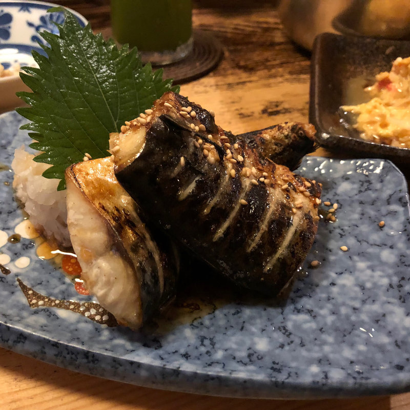 焼き鯖(花葉根)