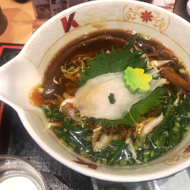 ふぐだし醤油らーめん(ふぐだし潮 八代目けいすけ 銀座)