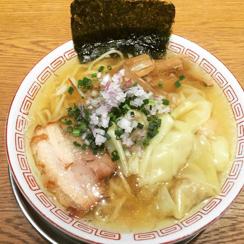 わんたん煮干しそば(中華そば 二階堂)